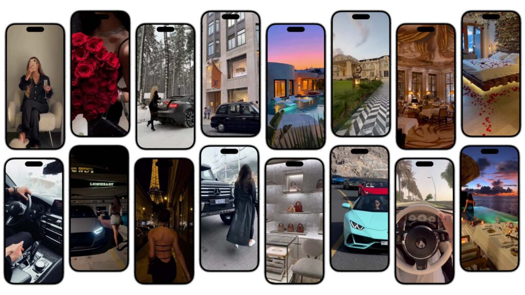 preview os vídeos de luxo