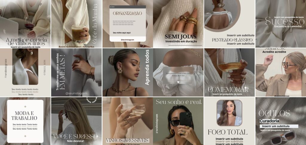 preview das artes de canva White